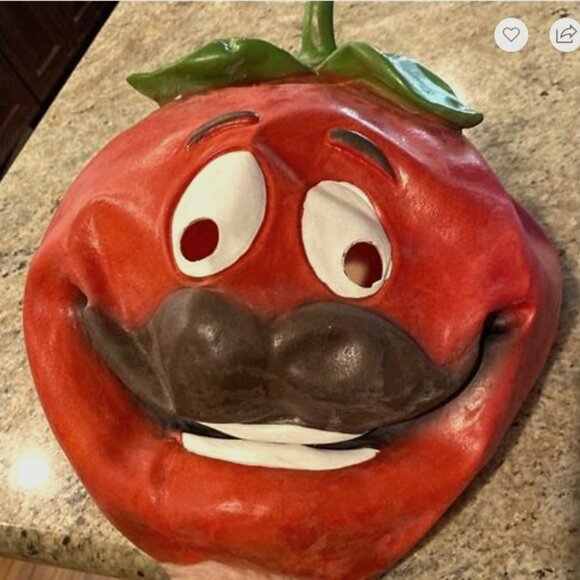 Fortnite Tomato Head Mask - Great for Halloween! - Picture 1 of 2